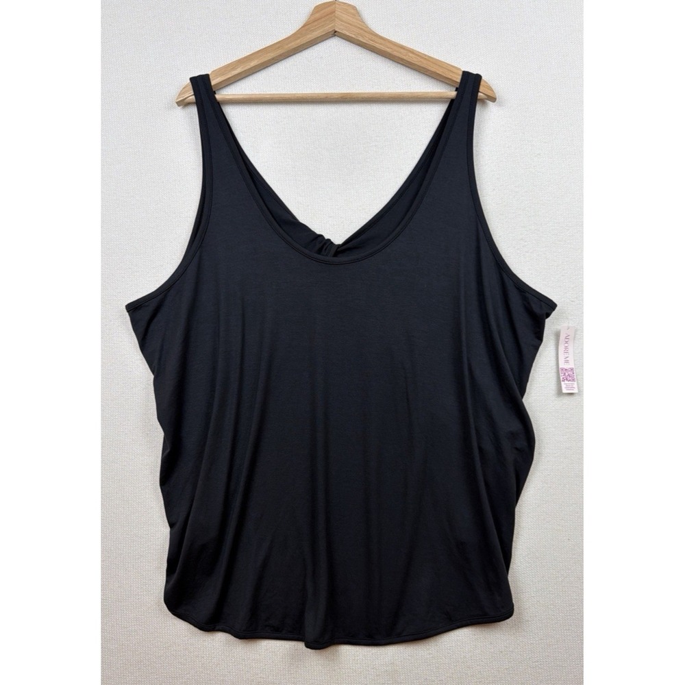 NWT Adore Me Women's Crossback Open‎ Back Knit Tank Top 3X Sleeveless Stretchy